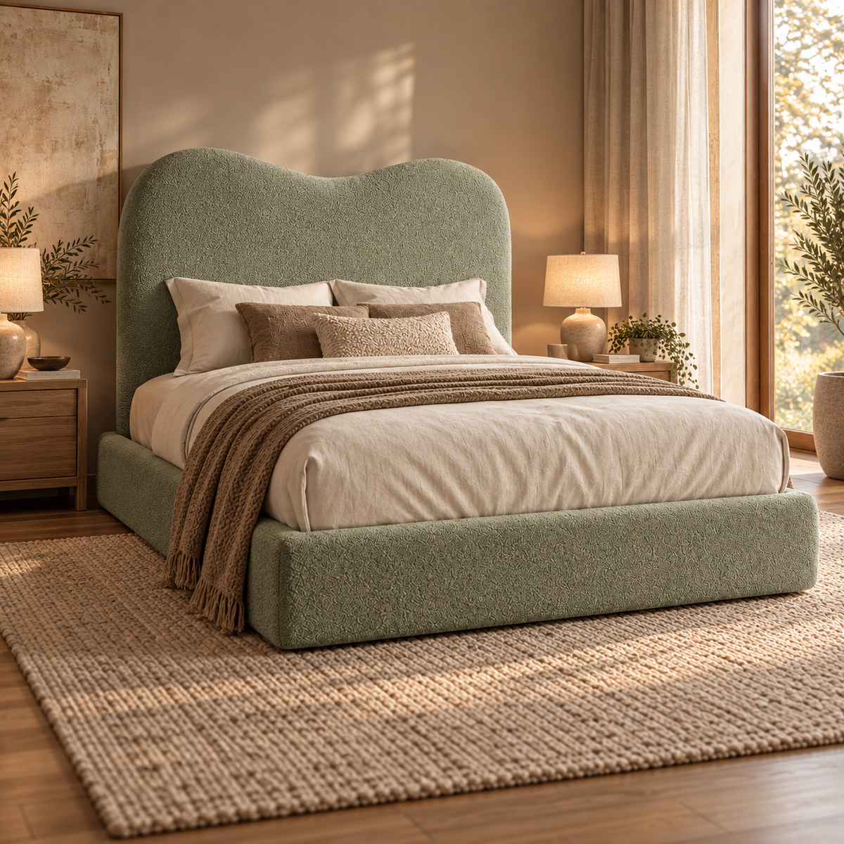 Mirage Elegant Tall Cloud Teddy Bed