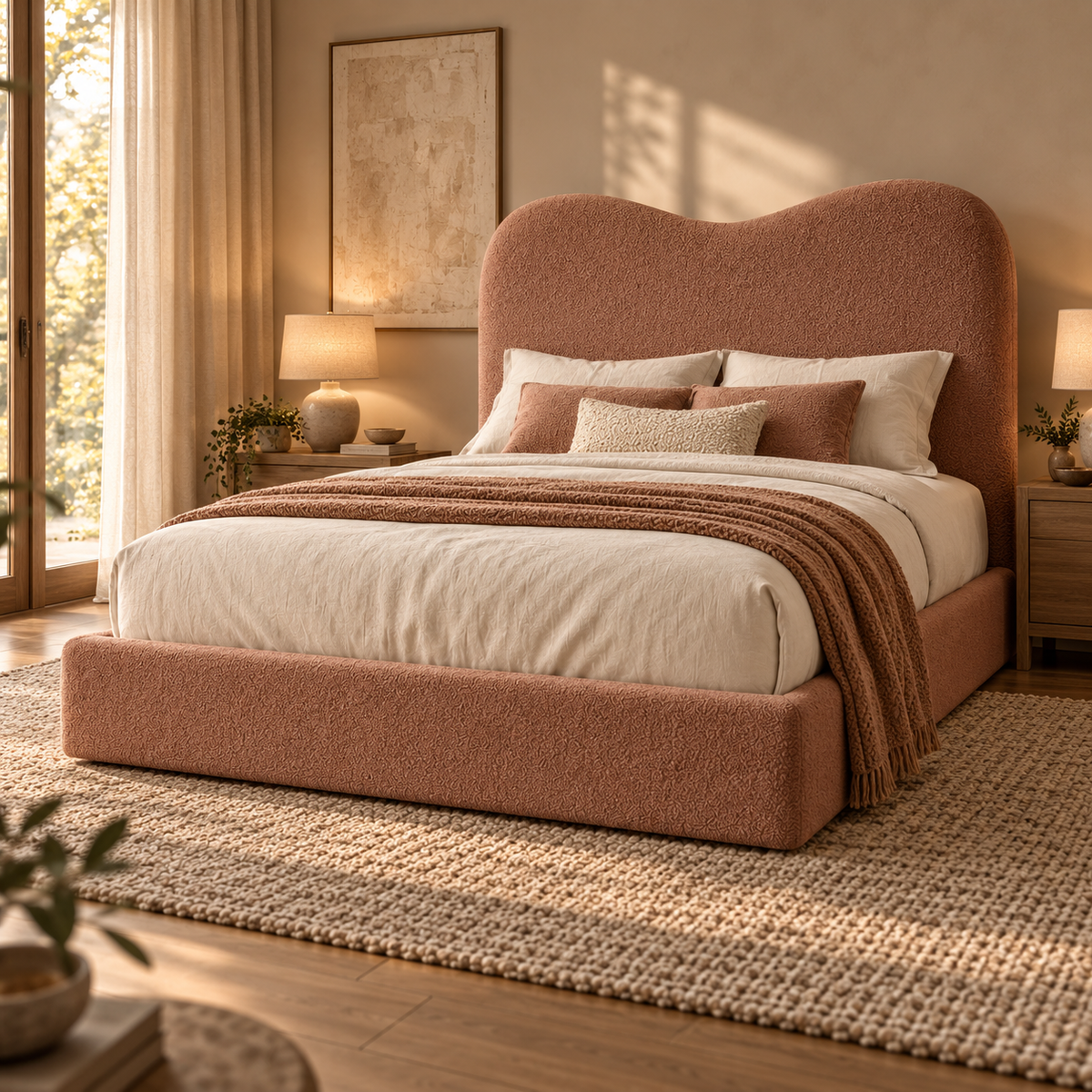 Mirage Elegant Tall Cloud Teddy Bed