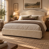 Salome Elegant Soft Upholstered Cloud Teddy Bed