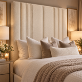 Rhianna Mirage Panel Upholstered Bed