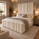 Rhianna Mirage Panel Upholstered Bed