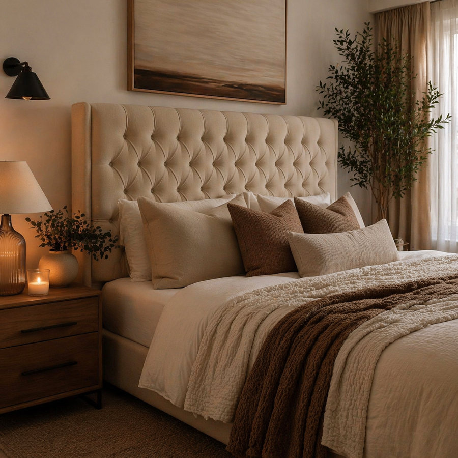 Seriyne Modern Chesterfield Small Headboard