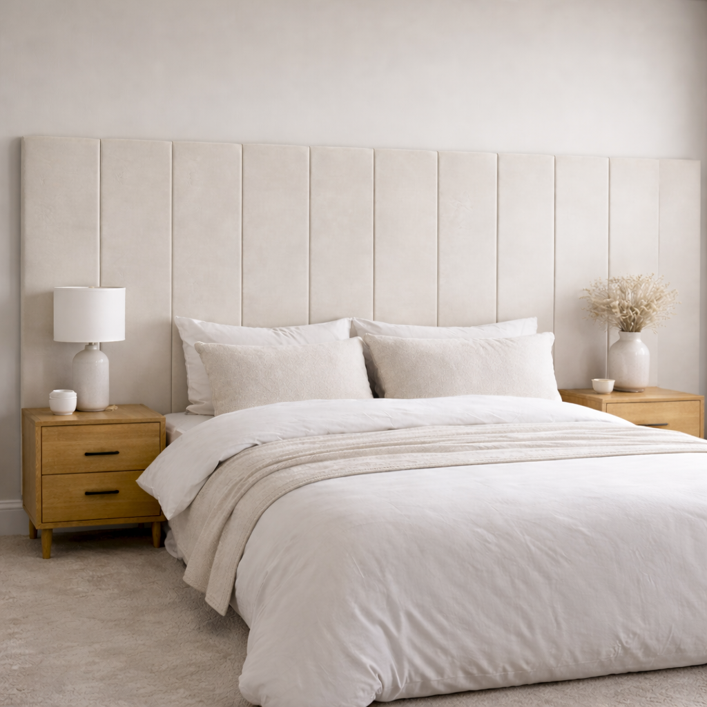 Rhianna Padded Individual Upholstered Wall Panel Headboard