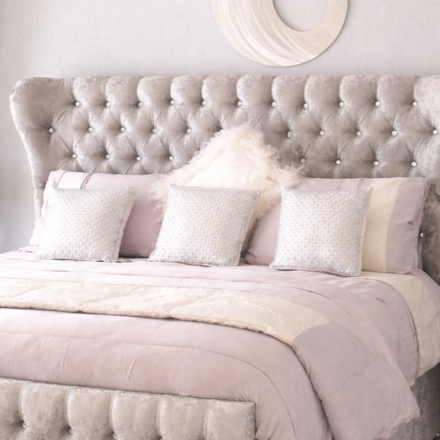Salome Winged Butterfly Chesterfield Headboard