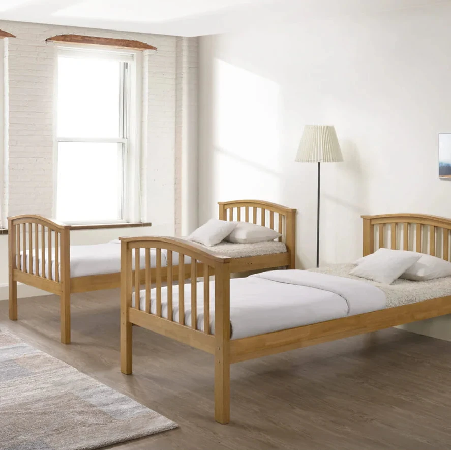 Kids Twin Sleeper Oak Bunk Bed
