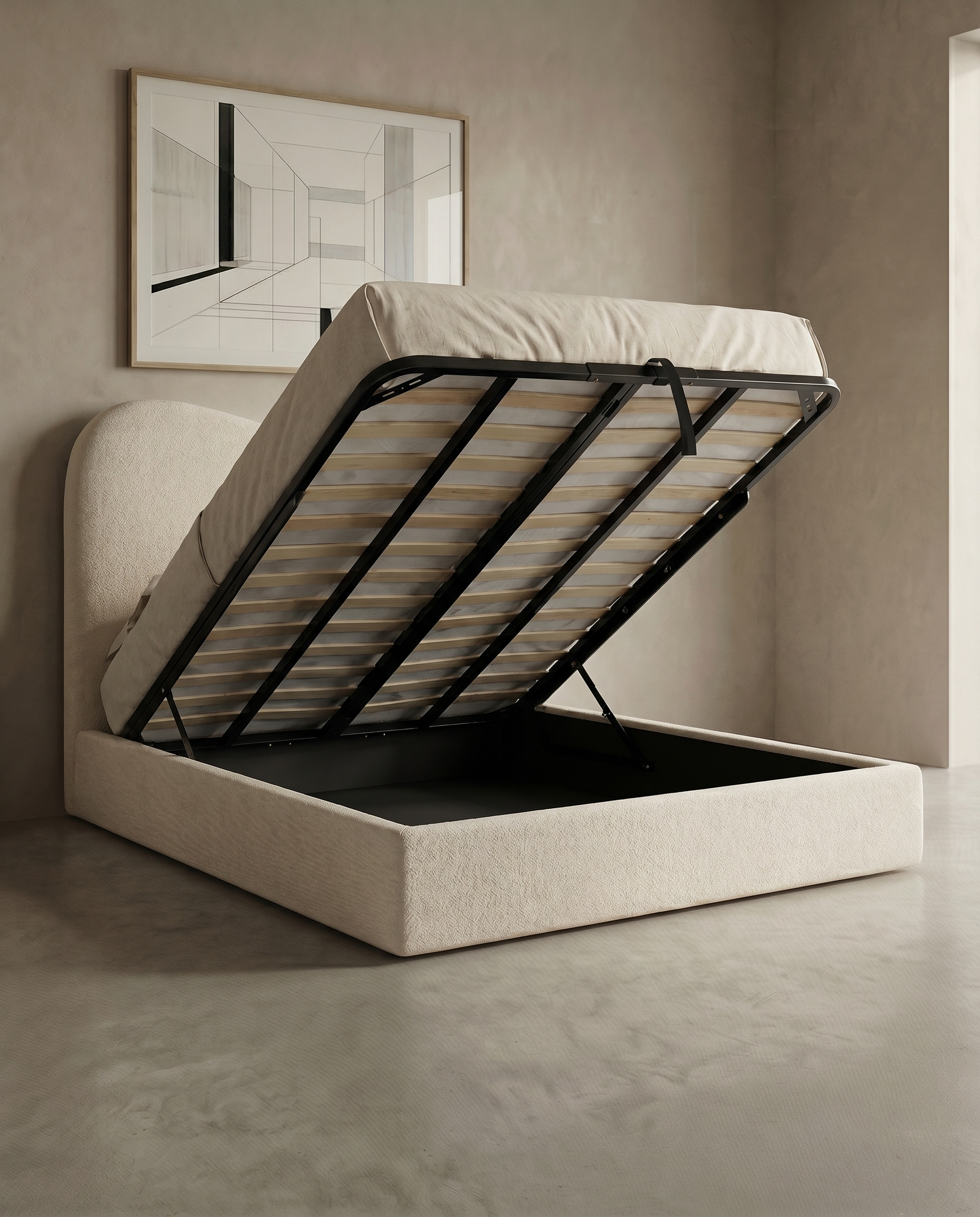 Mirage Elegant Tall Cloud Teddy Bed – British Furniture Shop 2026