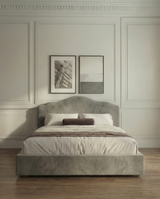 Salome Elegant Soft Upholstered Cloud Teddy Bed – British Furniture Shop 2026