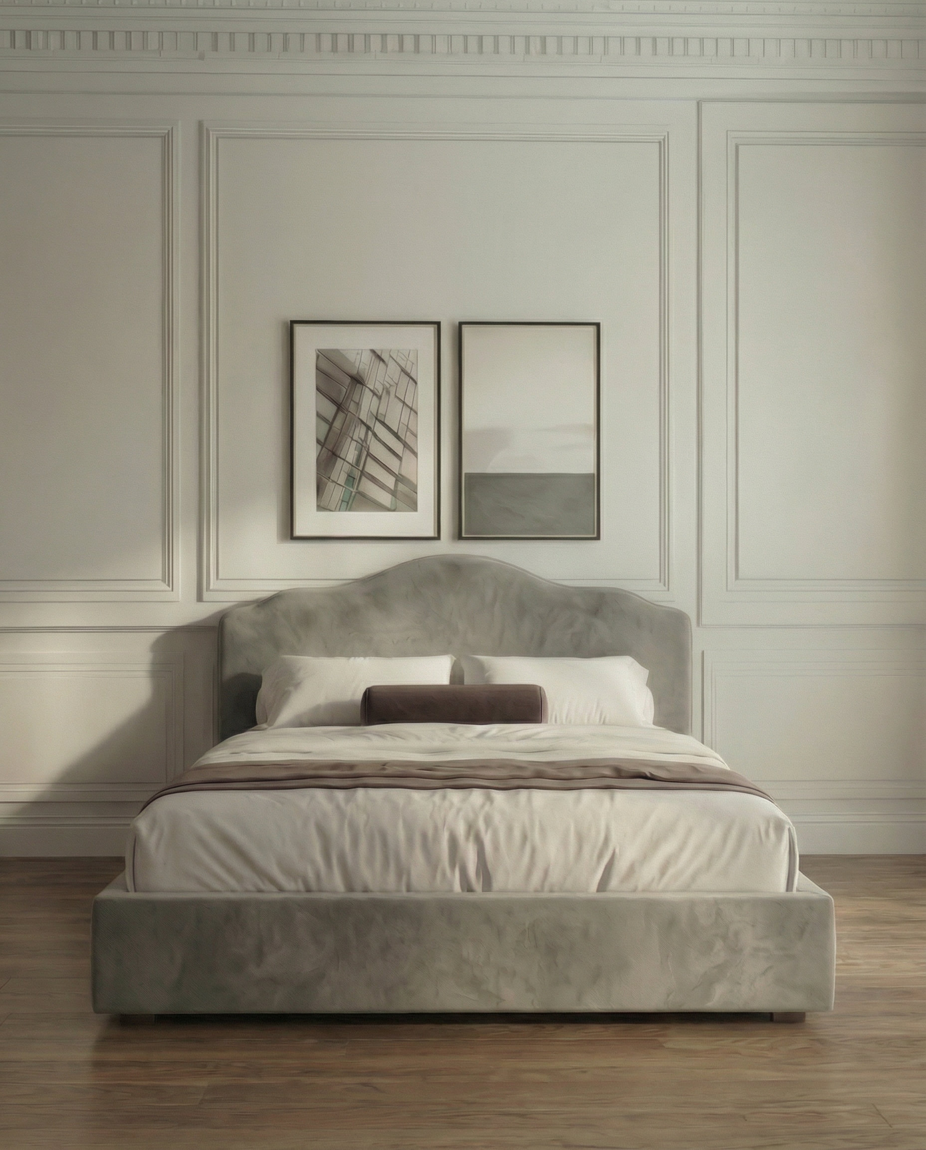 Salome Elegant Soft Upholstered Cloud Teddy Bed – British Furniture Shop 2026