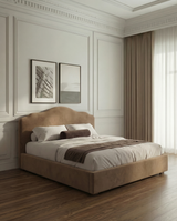 Salome Elegant Soft Upholstered Cloud Teddy Bed – British Furniture Shop 2026