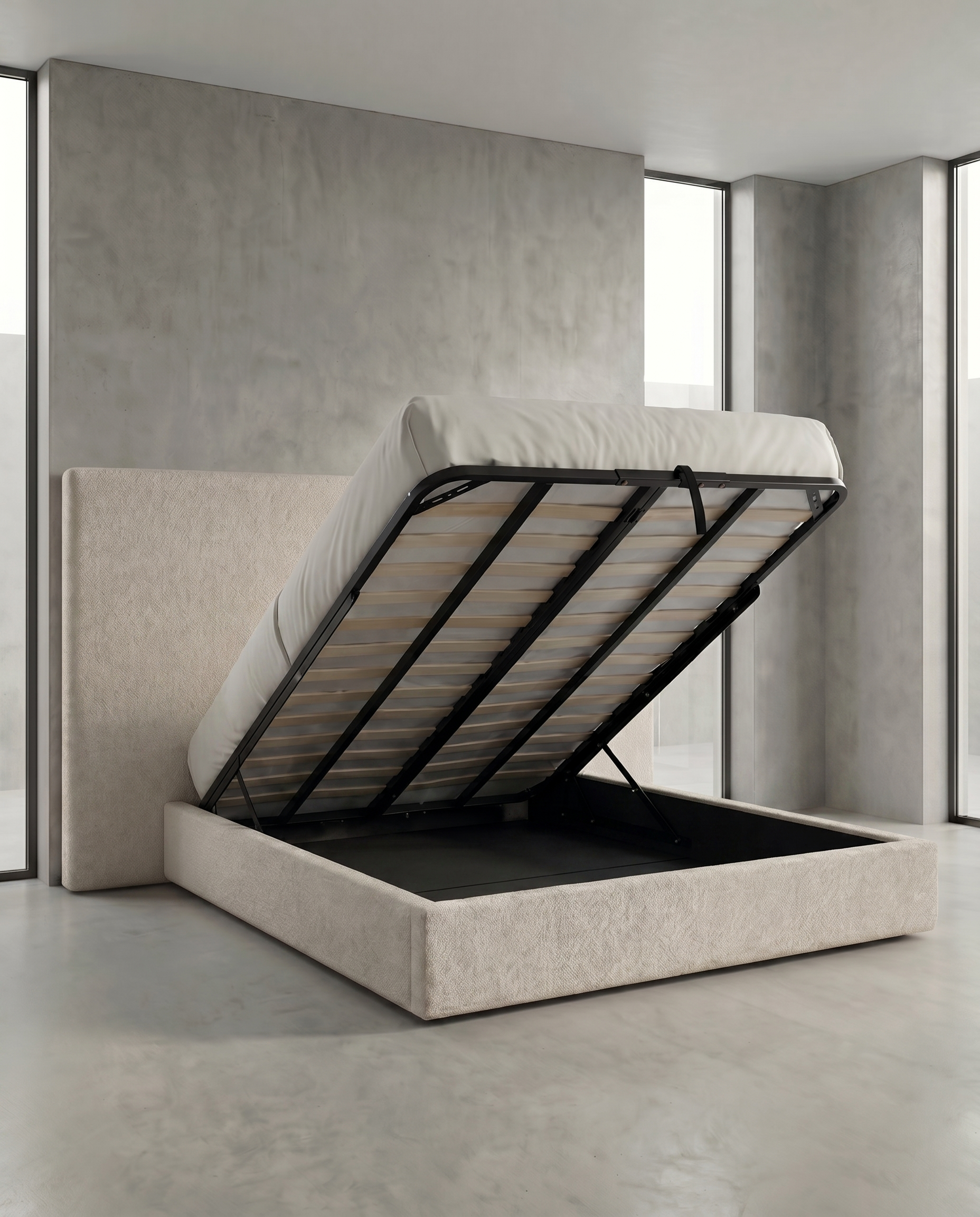 Yvonne Elegant Statement Wide Headboard Bed – British Furniture Shop 2026